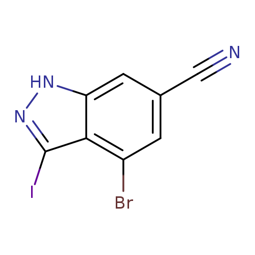 4-Bromo-3-iodo-1H-indazole-6-carbonitrile
