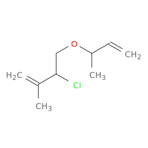 1-Butene, 3-chloro-2-methyl-4-[(1-methyl-2-propenyl)oxy]-