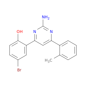 Phenol, 2-[2-amino-6-(2-methylphenyl)-4-pyrimidinyl]-4-bromo-