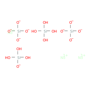 硅酸(H4SIO4),钕(3+)盐(3：4)