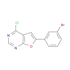 6-(3-Bromophenyl)-4-chlorofuro[2,3-d]pyrimidine
