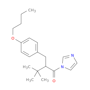 1H-Imidazole, 1-[2-[(4-butoxyphenyl)methyl]-3,3-dimethyl-1-oxobutyl]-