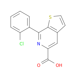 Thieno[2,3-c]pyridine-5-carboxylic acid, 7-(2-chlorophenyl)-