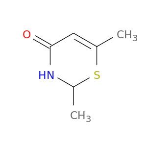4H-1,3-Thiazin-4-one, 2,3-dihydro-2,6-dimethyl-