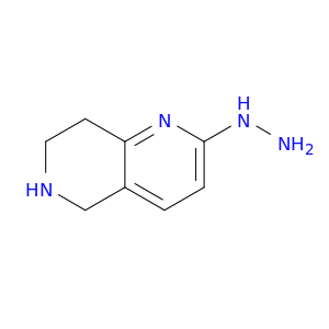 5,6,7,8-tetrahydro-1,6-naphthyridin-2-ylhydrazine