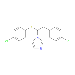 1H-Imidazole, 1-[2-(4-chlorophenyl)-1-[(4-chlorophenyl)thio]ethyl]-