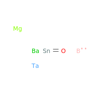 Barium boron magnesium tantalum tin oxide