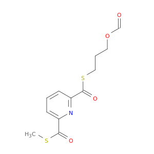 2,6-Pyridinedicarbothioic acid, S-[3-(formyloxy)propyl] S-methyl ester