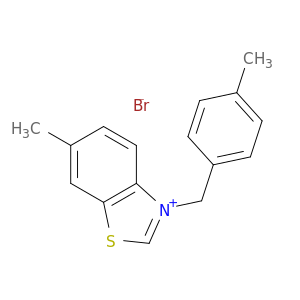 Benzothiazolium, 6-methyl-3-[(4-methylphenyl)methyl]-, bromide