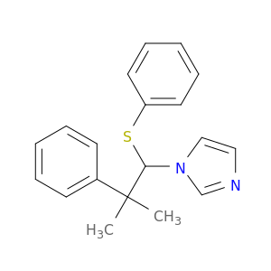 1H-Imidazole, 1-[2-methyl-2-phenyl-1-(phenylthio)propyl]-