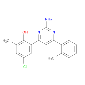 Phenol, 2-[2-amino-6-(2-methylphenyl)-4-pyrimidinyl]-4-chloro-6-methyl-