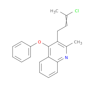 Quinoline, 3-(3-chloro-2-butenyl)-2-methyl-4-phenoxy-