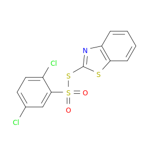 Benzenesulfonothioic acid, 2,5-dichloro-, S-2-benzothiazolyl ester