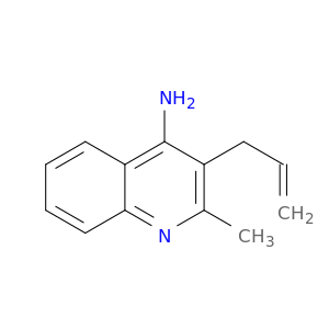 4-Quinolinamine, 2-methyl-3-(2-propenyl)-