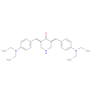4-Piperidinone, 3,5-bis[[4-(diethylamino)phenyl]methylene]-