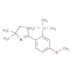 Oxazole, 4,5-dihydro-2-[4-methoxy-2-(trimethylsilyl)phenyl]-4,4-dimethyl-