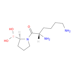 Boronic acid, [(2R)-1-[(2S)-2,6-diamino-1-oxohexyl]-2-pyrrolidinyl]-