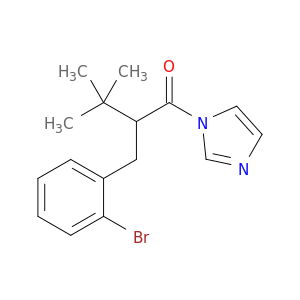 1H-Imidazole, 1-[2-[(2-bromophenyl)methyl]-3,3-dimethyl-1-oxobutyl]-