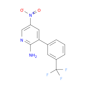 2-Pyridinamine, 5-nitro-3-[3-(trifluoromethyl)phenyl]-
