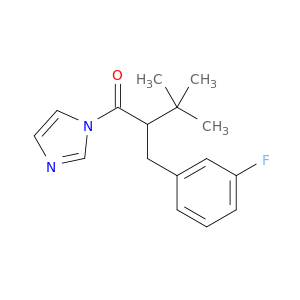 1H-Imidazole, 1-[2-[(3-fluorophenyl)methyl]-3,3-dimethyl-1-oxobutyl]-