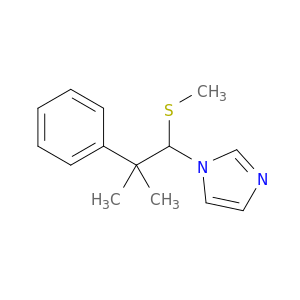 1H-Imidazole, 1-[2-methyl-1-(methylthio)-2-phenylpropyl]-