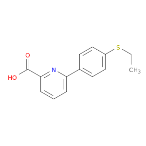 2-Pyridinecarboxylicacid, 6-[4-(ethylthio)phenyl]-