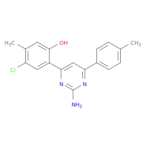 Phenol, 2-[2-amino-6-(4-methylphenyl)-4-pyrimidinyl]-4-chloro-5-methyl-