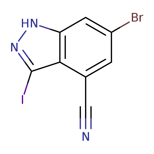 6-Bromo-3-iodo-1H-indazole-4-carbonitrile