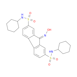 N2,N7-二环己基-9-(羟基亚氨基)-9H-芴-2,7-二磺酰胺