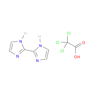 Acetic acid, trichloro-, compd. with 2,2'-bi-1H-imidazole (1:1)