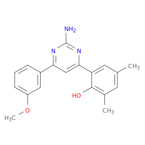Phenol, 2-[2-amino-6-(3-methoxyphenyl)-4-pyrimidinyl]-4,6-dimethyl-