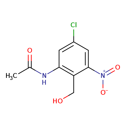 N-[5-氯-2-(羟甲基)-3-硝基苯基]乙酰胺