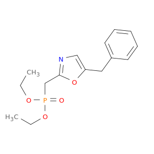 Phosphonic acid, [[5-(phenylmethyl)-2-oxazolyl]methyl]-, diethyl ester