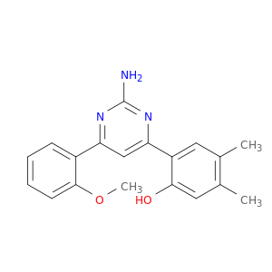 Phenol, 2-[2-amino-6-(2-methoxyphenyl)-4-pyrimidinyl]-4,5-dimethyl-