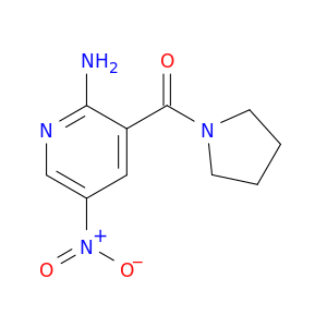 甲烷酮,(2-氨基-5-硝基-3-吡啶基)-1-吡咯烷-