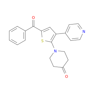 4-Piperidinone, 1-[5-benzoyl-3-(4-pyridinyl)-2-thienyl]-