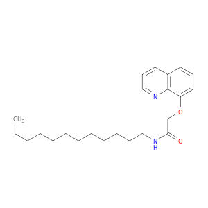 Acetamide, N-dodecyl-2-(8-quinolinyloxy)-