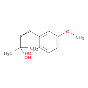 Phenol, 2-(3-hydroxy-3-methyl-1-butenyl)-4-methoxy-