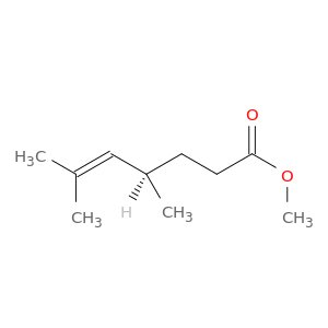 5-Heptenoic acid, 4,6-dimethyl-, methyl ester, (R)-
