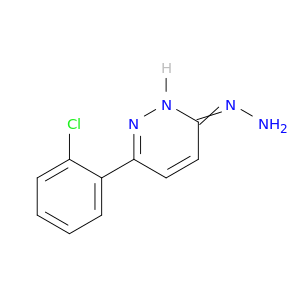 3(2H)-Pyridazinone, 6-(2-chlorophenyl)-, hydrazone