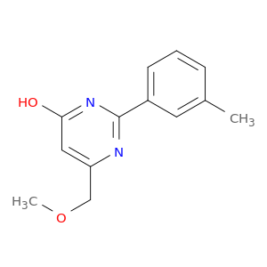6-(甲氧基甲基)-2-(3-甲基苯基)-4(3H)-嘧啶酮