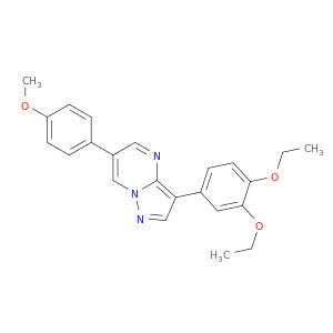 3-(3,4-二乙氧基苯基)-6-(4-甲氧基苯基)吡唑并[1,5-a]嘧啶