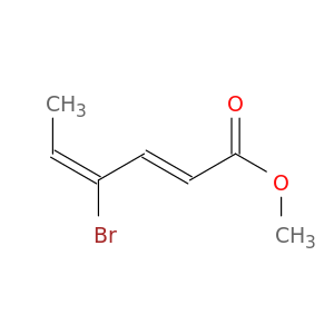 2,4-Hexadienoic acid, 4-bromo-, methyl ester, (E,E)-