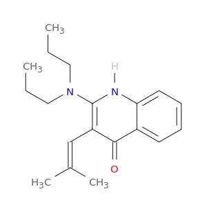 4(1H)-Quinolinone, 2-(dipropylamino)-3-(2-methyl-1-propenyl)-