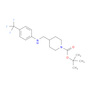 1-Piperidinecarboxylicacid, 4-[[[4-(trifluoromethyl)phenyl]amino]methyl]-, 1,1-dimethylethyl ester