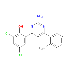 Phenol, 2-[2-amino-6-(2-methylphenyl)-4-pyrimidinyl]-4,6-dichloro-