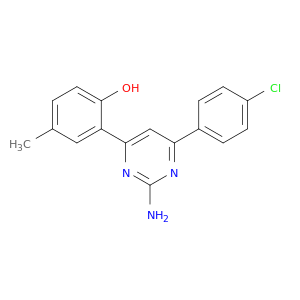 Phenol, 2-[2-amino-6-(4-chlorophenyl)-4-pyrimidinyl]-4-methyl-