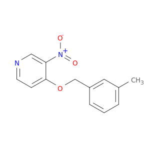 Pyridine, 4-[(3-methylphenyl)methoxy]-3-nitro-