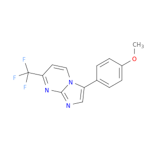 3-(4-甲氧基苯基)-7-(三氟甲基)咪唑[1,2-A]嘧啶