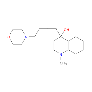 4-Quinolinol, decahydro-1-methyl-4-[4-(4-morpholinyl)-1,2-butadienyl]-
